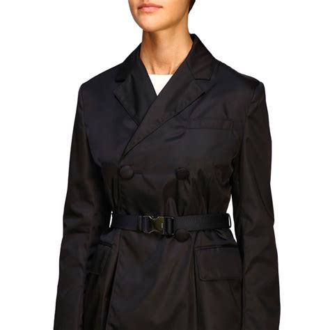 prada jacke mit gürtel